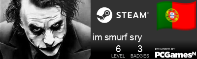 im smurf sry Steam Signature