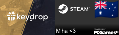Miha <3 Steam Signature