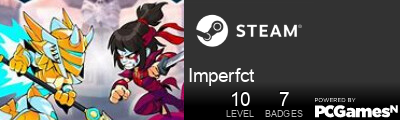 Imperfct Steam Signature