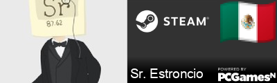 Sr. Estroncio Steam Signature