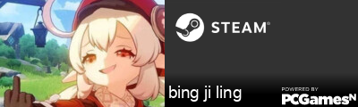 bing ji ling Steam Signature