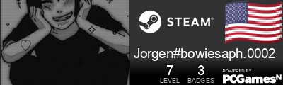 Jorgen#bowiesaph.0002 Steam Signature