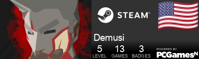 Demusi Steam Signature