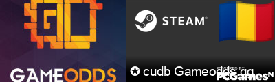 ✪ cudb Gameodds.gg Steam Signature