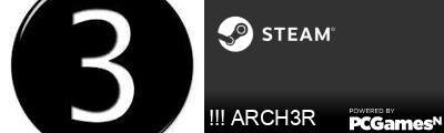 !!! ARCH3R Steam Signature