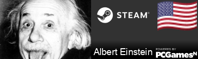 Albert Einstein Steam Signature