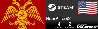 BearKiller92 Steam Signature