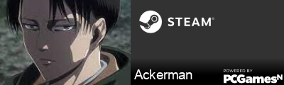 Ackerman Steam Signature