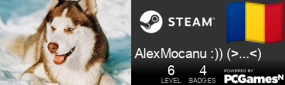 AlexMocanu :)) (>...<) Steam Signature