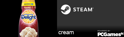 cream Steam Signature