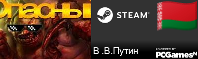 В .В.Путин Steam Signature