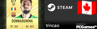 trincao Steam Signature