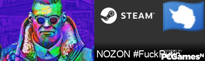 NOZON #FuckPutin Steam Signature