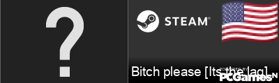 Bitch please [Its the lag] Steam Signature
