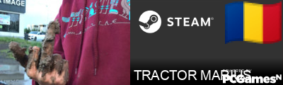 TRACTOR MARIUS Steam Signature