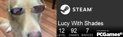 Lucy With Shades Steam Signature