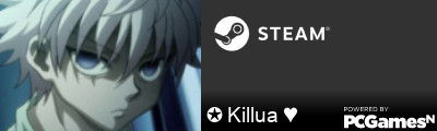 ✪ Killua ♥ Steam Signature