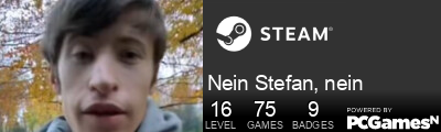 Nein Stefan, nein Steam Signature