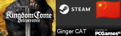 Ginger CAT Steam Signature