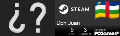 Don Juan Steam Signature