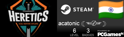 acatonic ☾☜〄☞☽ Steam Signature