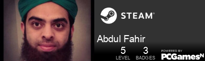 Abdul Fahir Steam Signature