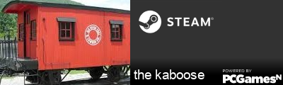 the kaboose Steam Signature