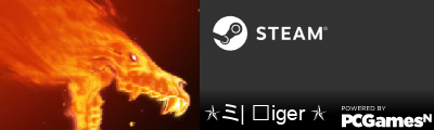 ✯ミ| ₮iger ✯ Steam Signature