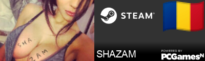 SHAZAM Steam Signature