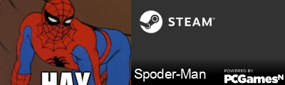 Spoder-Man Steam Signature