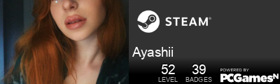 Ayashii Steam Signature
