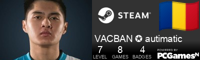VACBAN ✪ autimatic Steam Signature