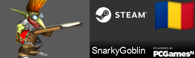 SnarkyGoblin Steam Signature
