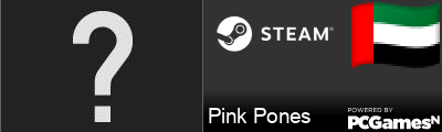 Pink Pones Steam Signature