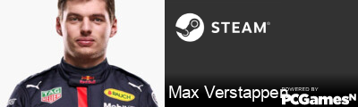 Max Verstappen Steam Signature