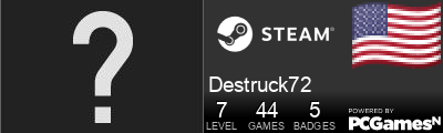 Destruck72 Steam Signature