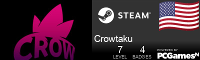 Crowtaku Steam Signature