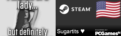 Sugartits ♥ Steam Signature