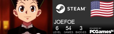 JOEFOE Steam Signature