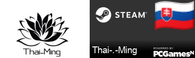 Thai-.-Ming Steam Signature