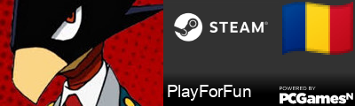 PlayForFun Steam Signature