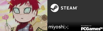 miyoshi;-; Steam Signature