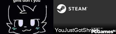 YouJustGotShrekt Steam Signature