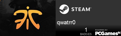 qwatrr0 Steam Signature