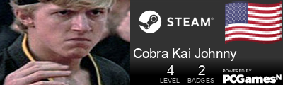 Cobra Kai Johnny Steam Signature