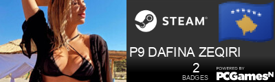 P9 DAFINA ZEQIRI Steam Signature