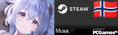 Musa.♡ Steam Signature