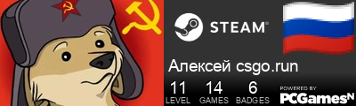 Алексей csgo.run Steam Signature