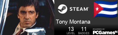 Tony Montana Steam Signature