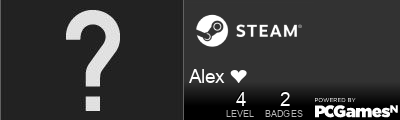 Alex ❤ Steam Signature
